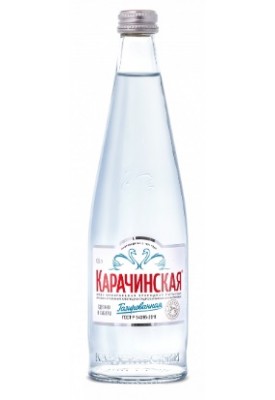 Вода "Карачинская" 0,5 л. газ. стекло